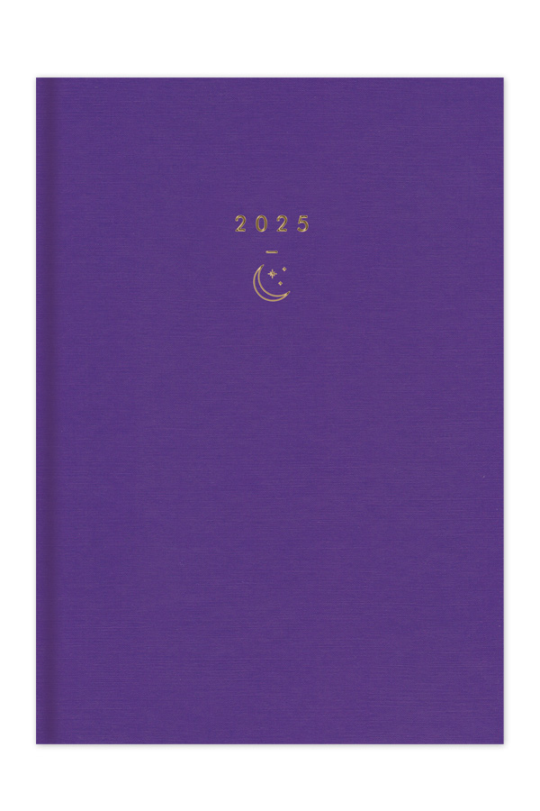 Adbook - Ημερήσιο Ημερολόγιο Vie 2025, Purple 17x25 HM-1203-66