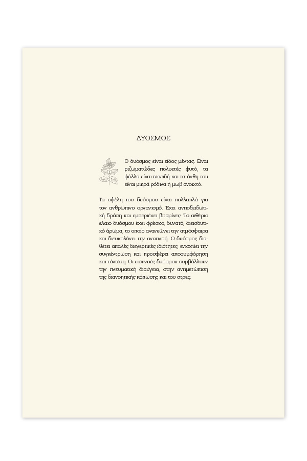 Adbook - Ημερήσιο Ημερολόγιο Botanical 2026, Mint 14x21 HM-3234-31