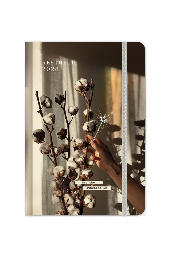 Adbook - Ημερήσιο Ημερολόγιο Aesthetic 2026, Let The Sunshine It 9x13 HM-3426D