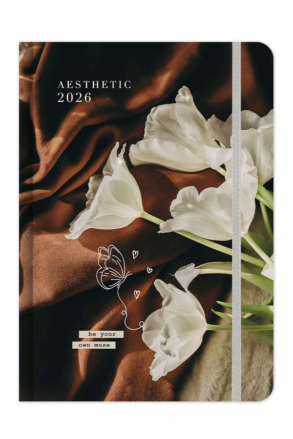Adbook - Ημερήσιο Ημερολόγιο Aesthetic 2026, Be Your Own Muse 17x25 HM-3423E