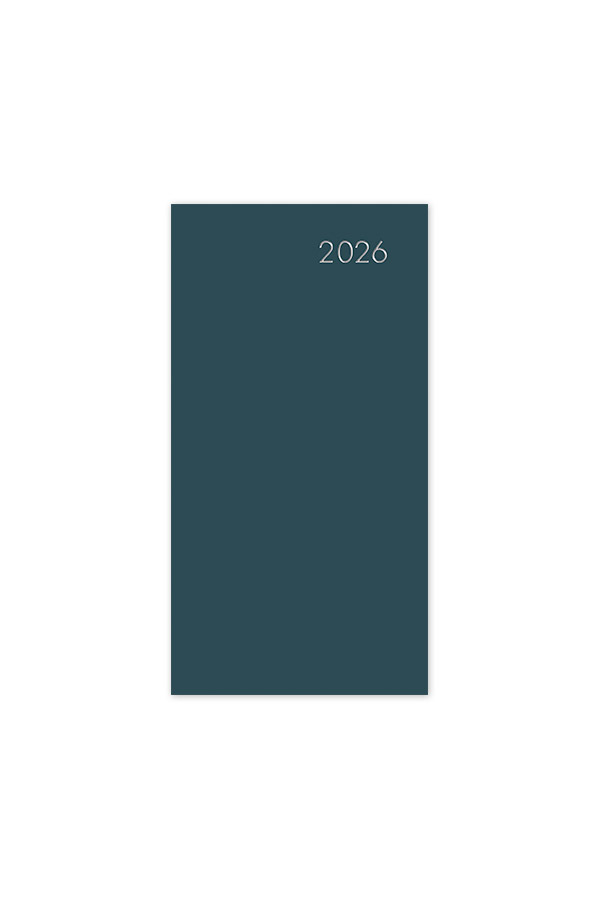 Adbook - Εβδομαδιαίο Ημερολόγιο Simple Velvet Edition 2026, Blue Navy 9x17 HM-1109-20 Adbook - Εβδομαδιαίο Ημερολόγιο Simple Velvet Edition 2026, Blue Navy 9x17 HM-1109-20