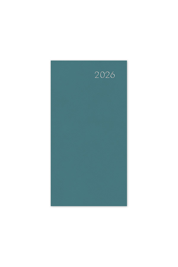 Adbook - Εβδομαδιαίο Ημερολόγιο Simple Velvet Edition 2026, Cadet Blue 9x17 HM-1109-22 Adbook - Εβδομαδιαίο Ημερολόγιο Simple Velvet Edition 2026, Cadet Blue 9x17 HM-1109-22