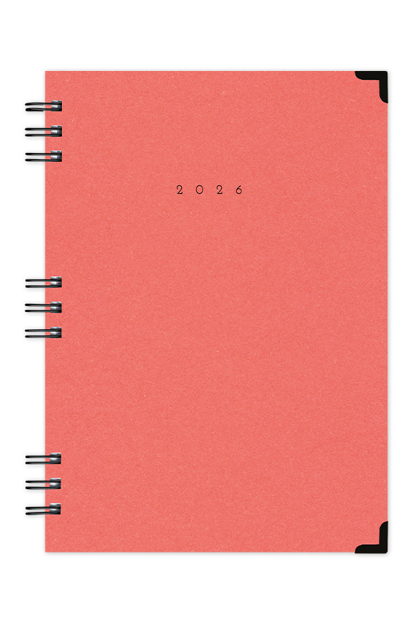 Adbook - Ημερήσιο Ημερολόγιο Spiral Cotton 2026, Terracota 14x21 HM-3124-44 Adbook - Ημερήσιο Ημερολόγιο Spiral Cotton 2026, Terracota 14x21 HM-3124-44