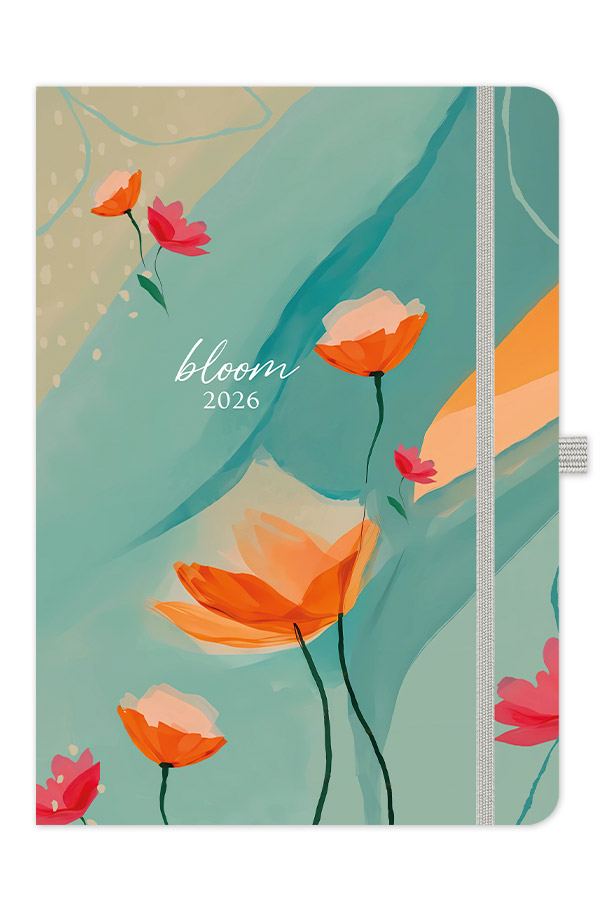 Adbook - Ημερήσιο Ημερολόγιο Free Dream 2026, Bloom 14x21 HM-2504B