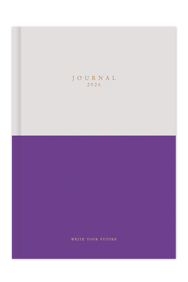 Adbook - Ημερήσιο Ημερολόγιο Journal 2026, Purple 14x21 HM-2434-66