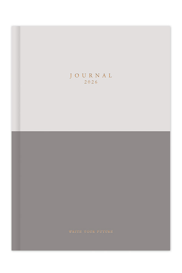 Adbook - Ημερήσιο Ημερολόγιο Journal 2026, Stone 14x21 HM-2434-15