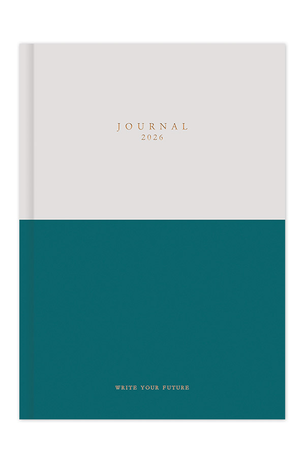 Adbook - Ημερήσιο Ημερολόγιο Journal 2026, Teal 17x25 HM-2433-28