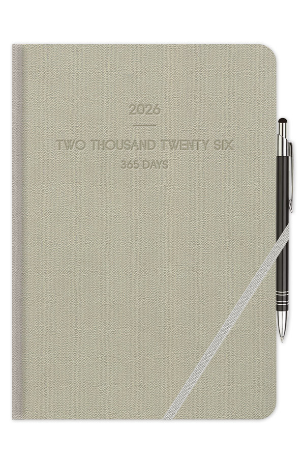 Adbook - Ημερήσιο Ημερολόγιο Lieve 2026, Beige 14x21 HM-9504-40