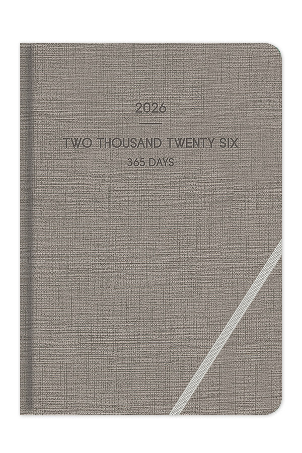 Adbook - Ημερήσιο Ημερολόγιο Lieve 2026, Grey 14x21 HM-9504-12