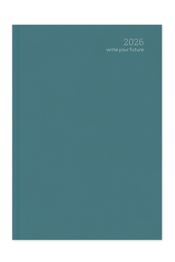 Adbook - Ημερήσιο Ημερολόγιο Simple Velvet Edition 2026, Cadet Blue 17x25 HM-1013-22