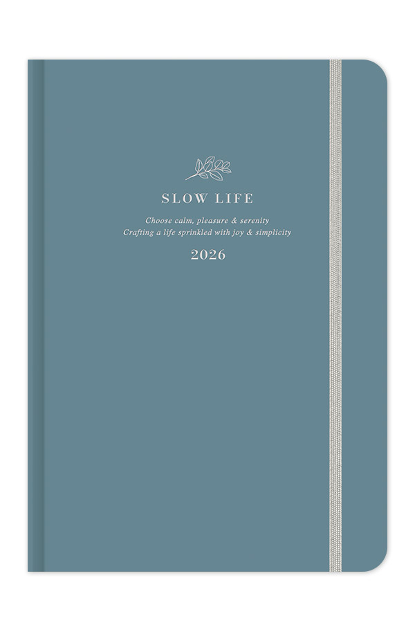 Adbook - Ημερήσιο Ημερολόγιο Slow Life 2026, Cadet Blue 12x17 HM-1235-22