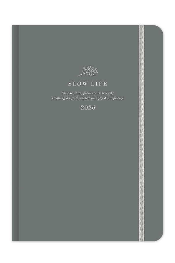 Adbook - Ημερήσιο Ημερολόγιο Slow Life 2026, Charcoal 12x17 HM-1235-16