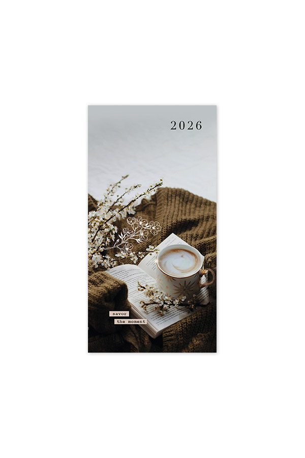 Adbook - Εβδομαδιαίο Ημερολόγιο Aesthetic 2026, Savor The Moment 9x17 HM-3449A
