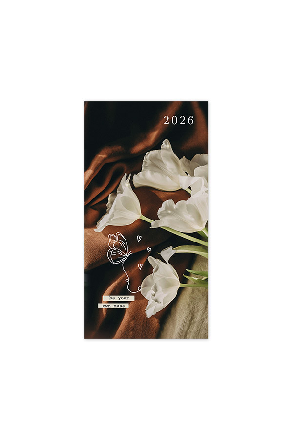 Adbook - Εβδομαδιαίο Ημερολόγιο Aesthetic 2026, Be Your Own Muse 9x17 HM-3449E Adbook - Εβδομαδιαίο Ημερολόγιο Aesthetic 2026, Be Your Own Muse 9x17 HM-3449E