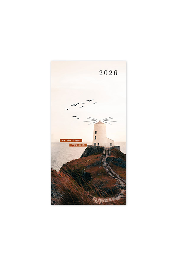 Adbook - Εβδομαδιαίο Ημερολόγιο Aesthetic 2026, Be The Light You Seek 9x17 HM-3449D Adbook - Εβδομαδιαίο Ημερολόγιο Aesthetic 2026, Be The Light You Seek 9x17 HM-3449D