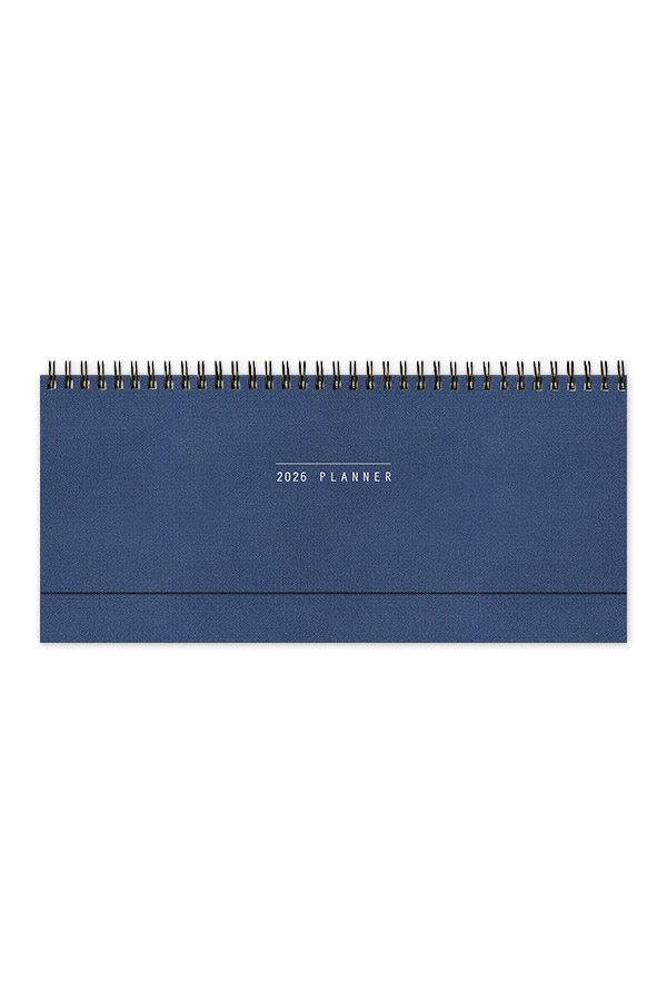 Adbook - Πλάγιο Εβδομαδιαίο Ημερολόγιο Spiral Planner 2026, Blue Navy 13.5x30.5 HM-2000-20 Adbook - Πλάγιο Εβδομαδιαίο Ημερολόγιο Spiral Planner 2026, Blue Navy 13.5x30.5 HM-2000-20