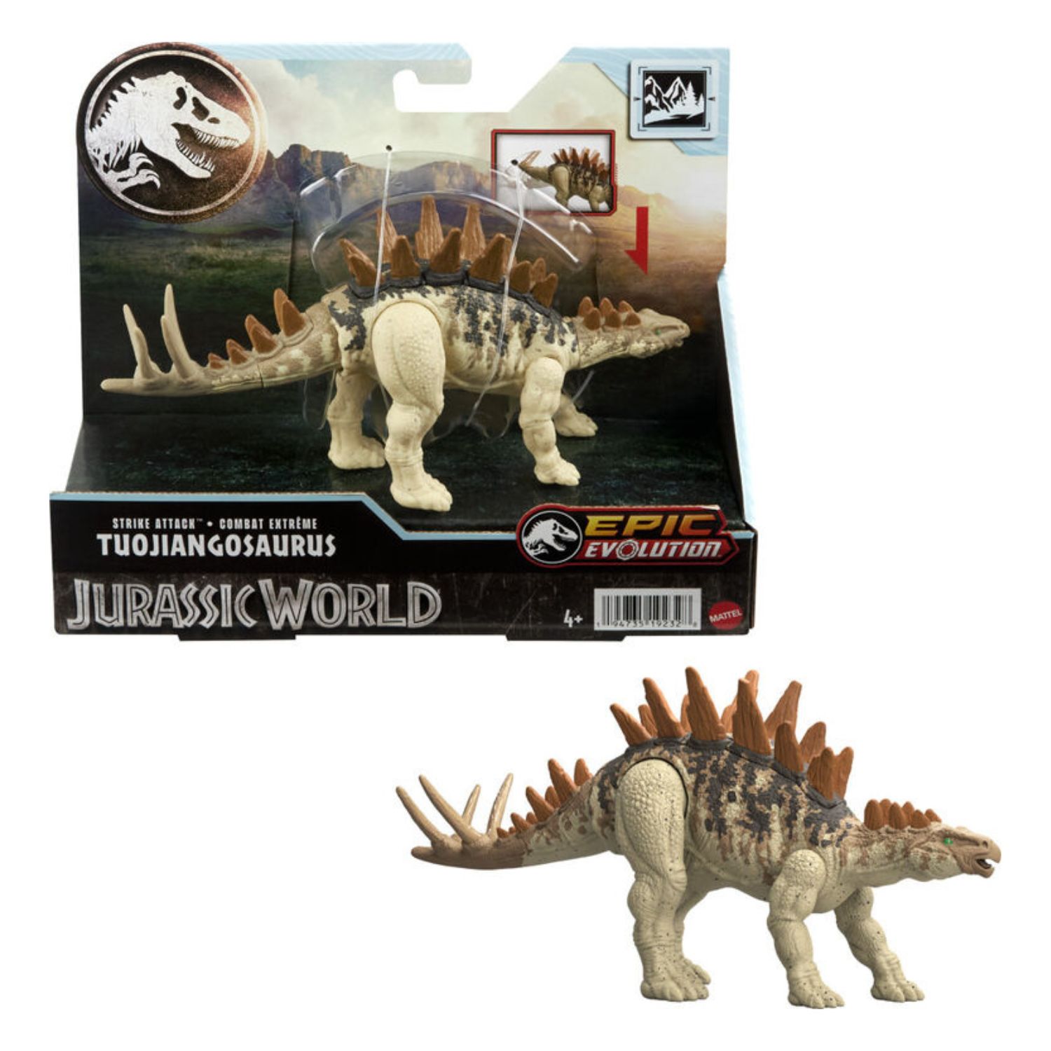 Mattel Jurassic World - Epic Evolution , Strike Attack Tuojiangosaurus HTK62 (HLN63)