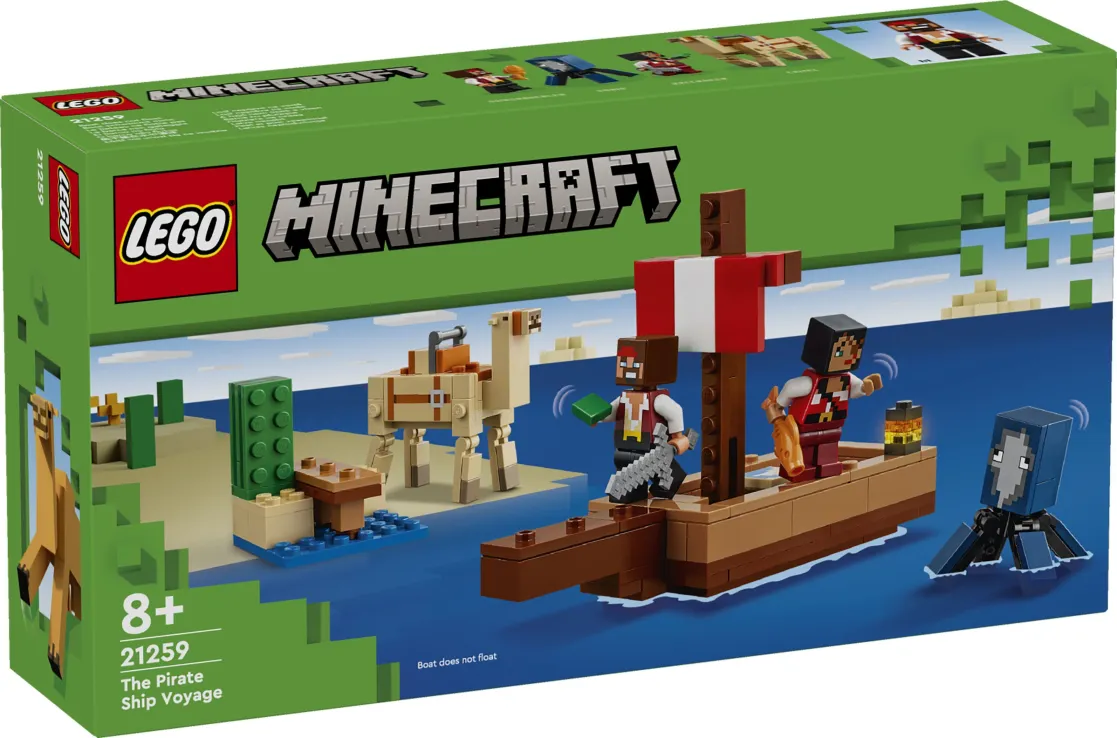 Lego Minecraft - The Pirate Ship Voyage 21259