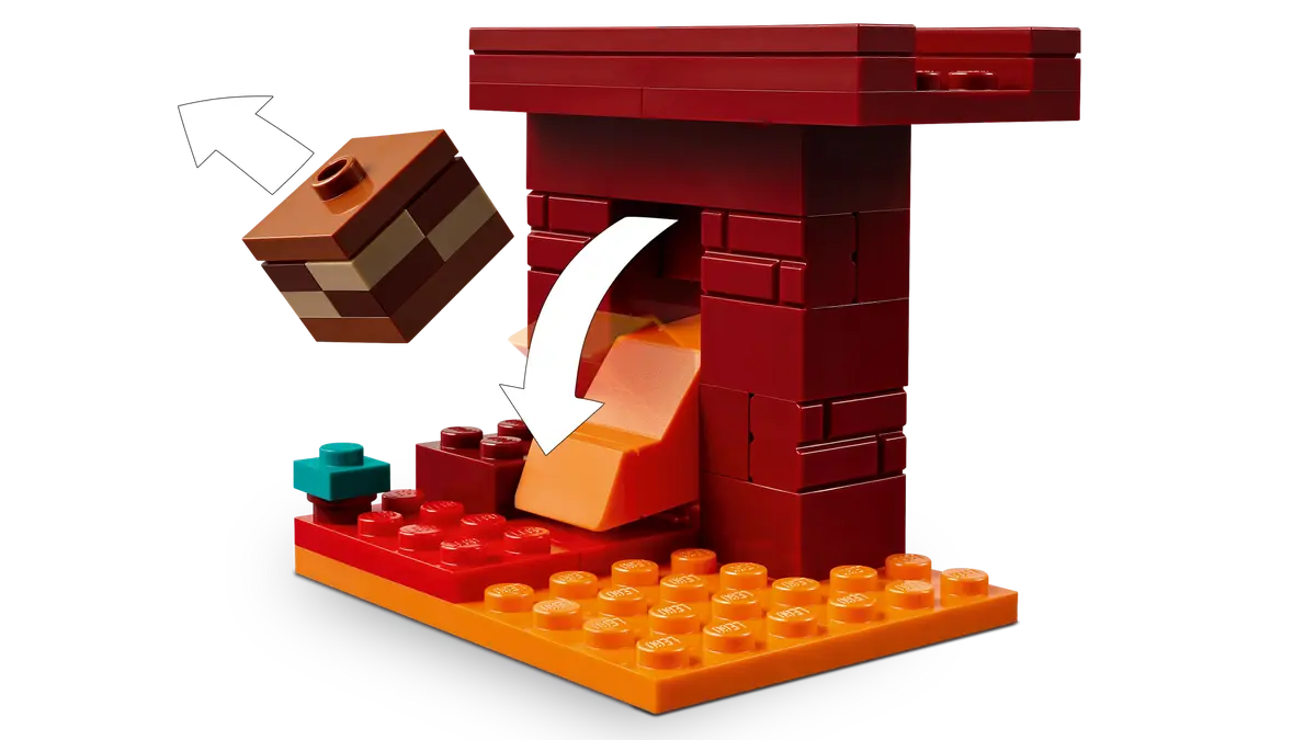 Lego Minecraft - The Nether Lava Battle 21266