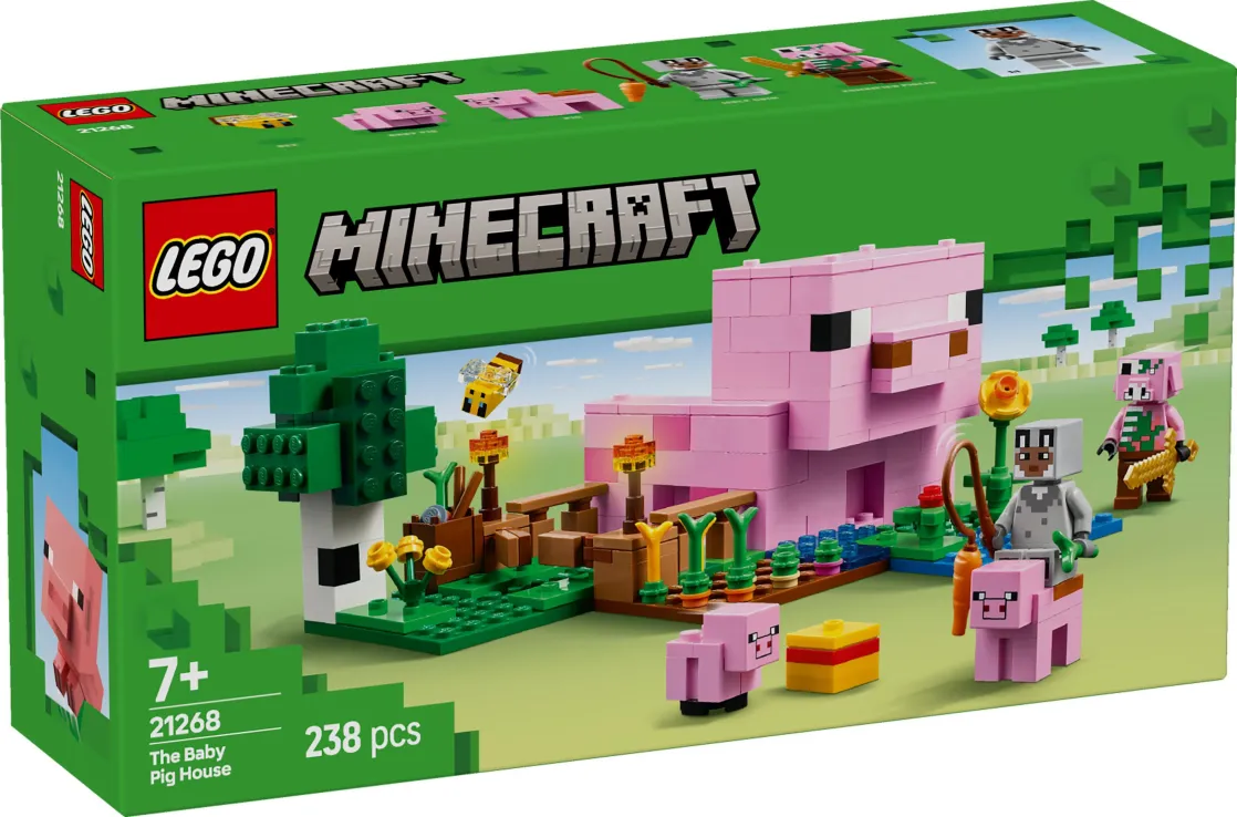 Lego Minecraft - The Baby Pig House 21268