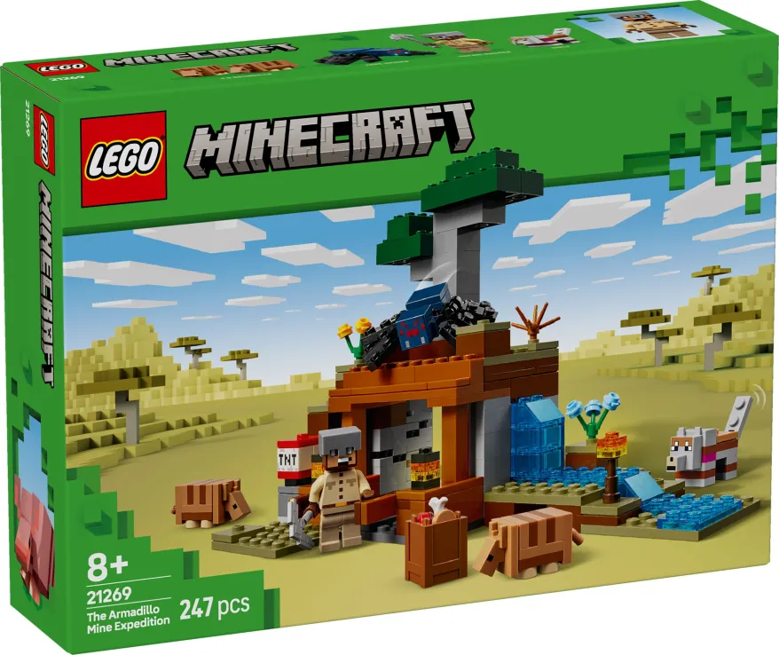 Lego Minecraft - H Αποστολή Του Αρμαντίλο Στο Ορυχείο 21269