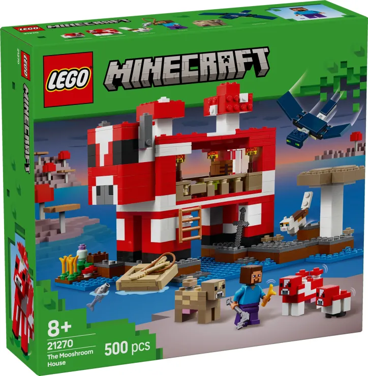 Lego Minecraft - The Mooshroom House 21270