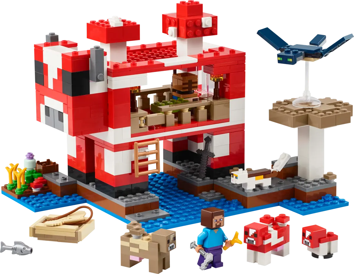 Lego Minecraft - The Mooshroom House 21270