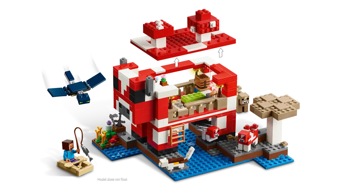 Lego Minecraft - The Mooshroom House 21270