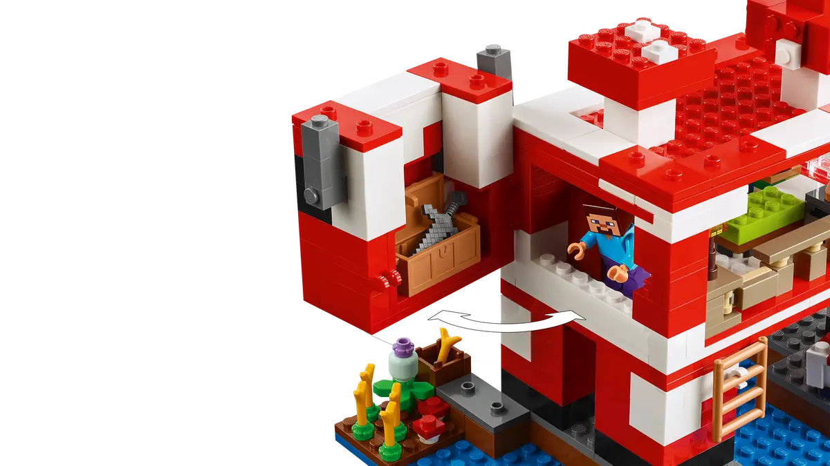 Lego Minecraft - The Mooshroom House 21270