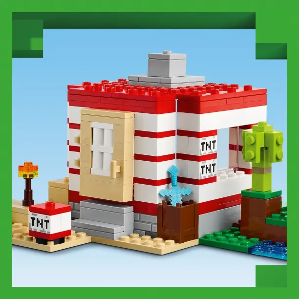Lego Minecraft - Minecraft The TNT Jungle House 21275