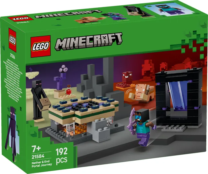 Lego Minecraft - Nether & End Portal Journey 21584
