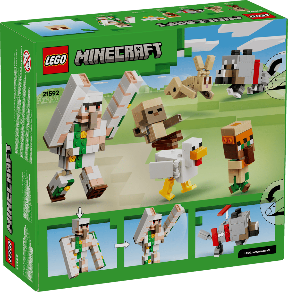 Lego Minecraft - Chicken Jockey Desert Attack 21592