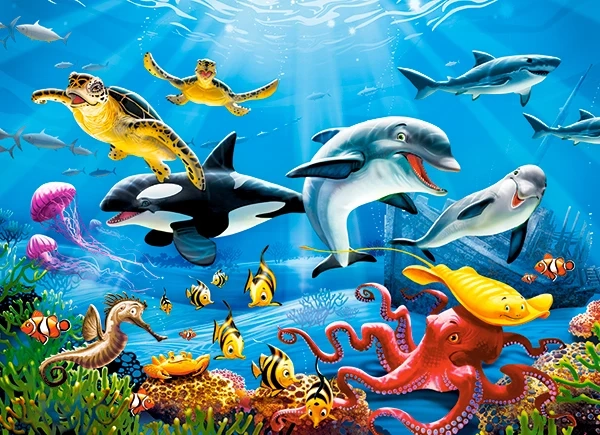 Castorland - Puzzle, Tropical Underwater World 200 Pcs 222094
