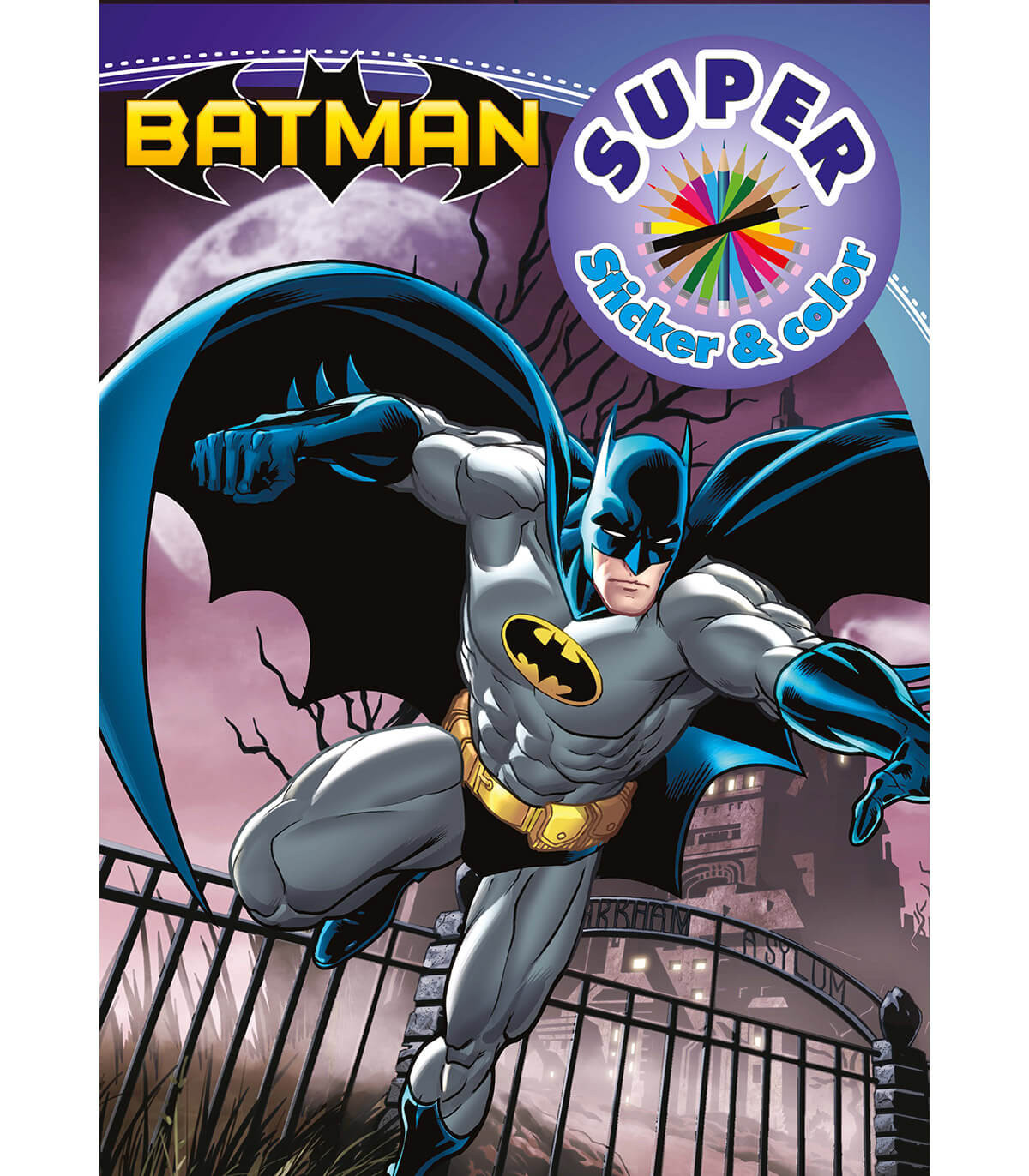 Βιβλίο Ζωγραφικής + Αυτοκόλλητα, Batman