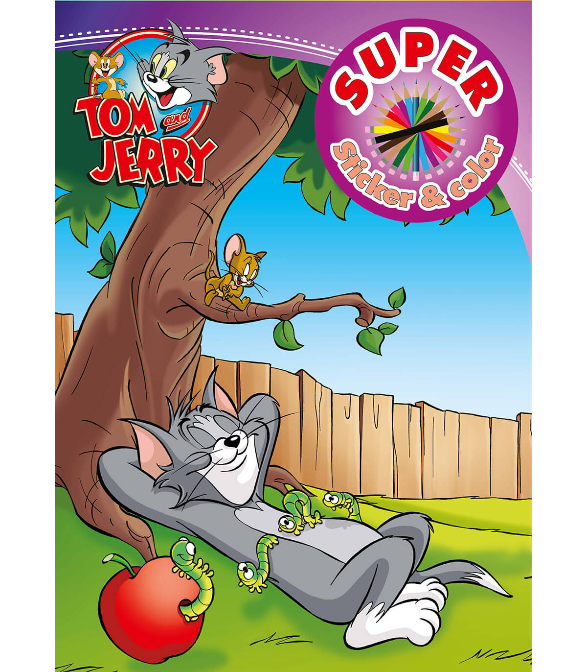 Βιβλίο Ζωγραφικής + Αυτοκόλλητα, Tom And Jerry