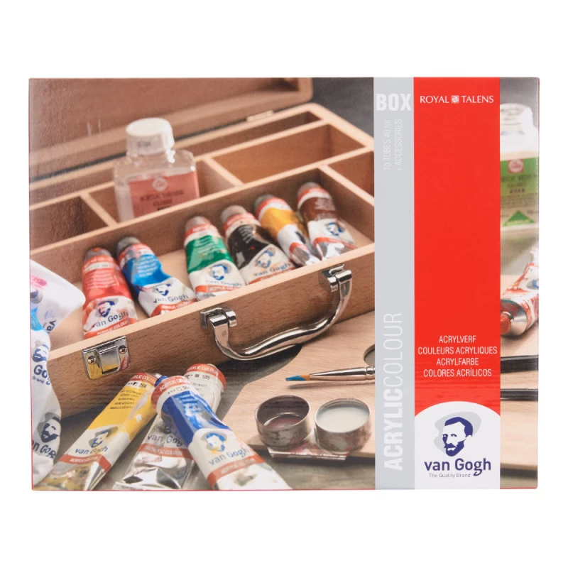 Royal Talens - Βαλιτσάκι Σετ Basic Με Ακρυλικά Van Gogh Talens 22840513 Royal Talens - Βαλιτσάκι Σετ Basic Με Ακρυλικά Van Gogh Talens 22840513