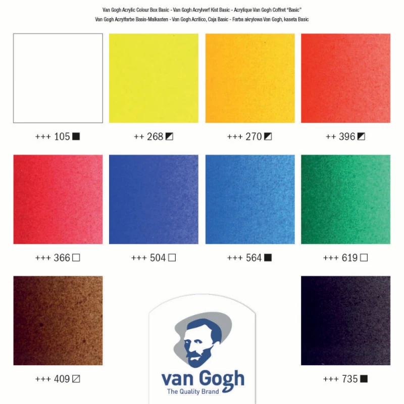 Royal Talens - Βαλιτσάκι Σετ Basic Με Ακρυλικά Van Gogh Talens 22840513 Royal Talens - Βαλιτσάκι Σετ Basic Με Ακρυλικά Van Gogh Talens 22840513