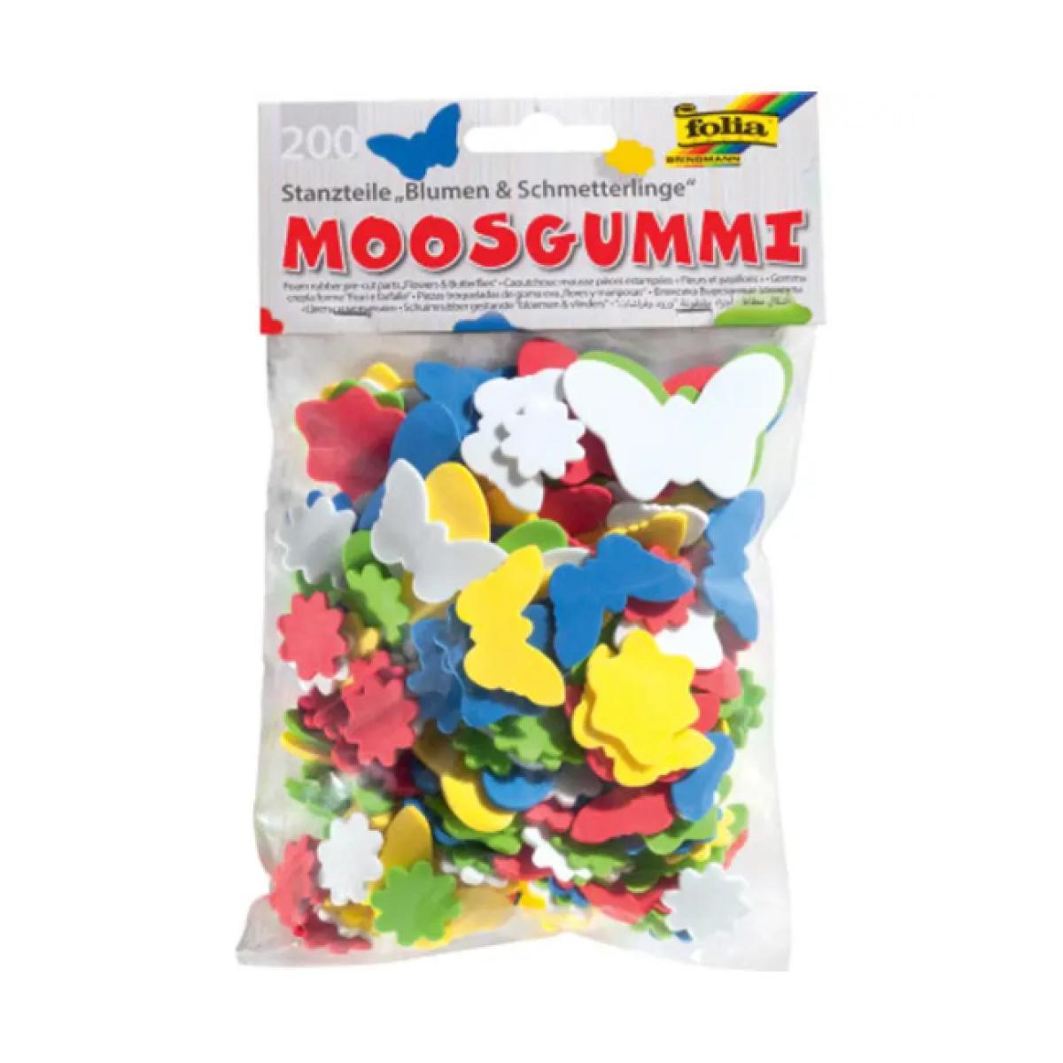 Folia - Αφρώδη Πολύχρωμα Λουλούδια & Πεταλούδες 2358