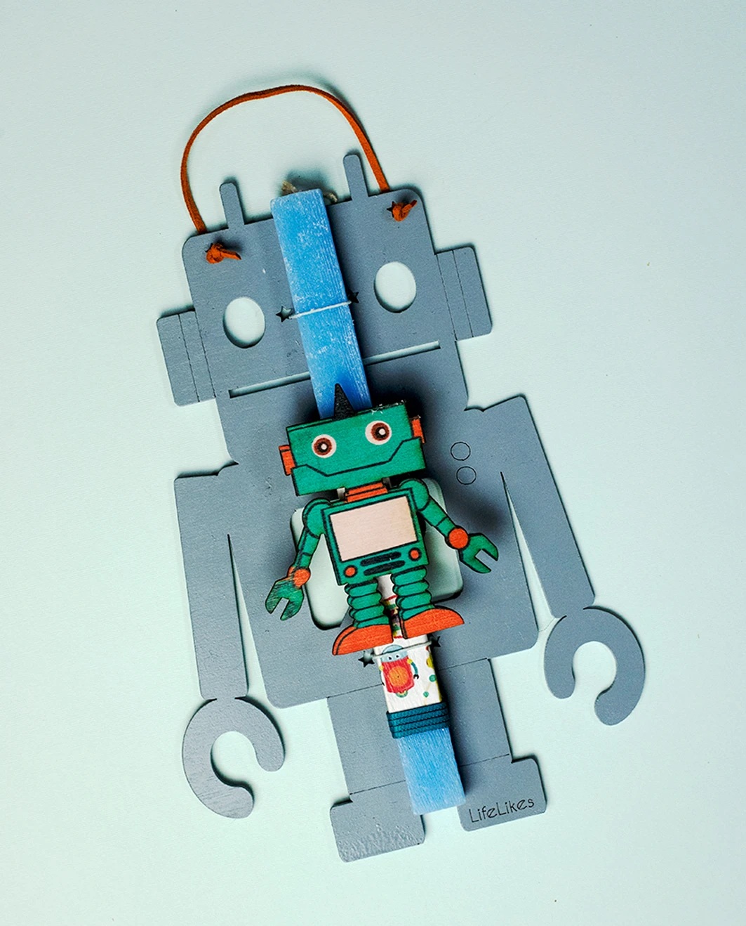 Life Likes - Λαμπάδα Ρομπότ Σε Κουτί 2362