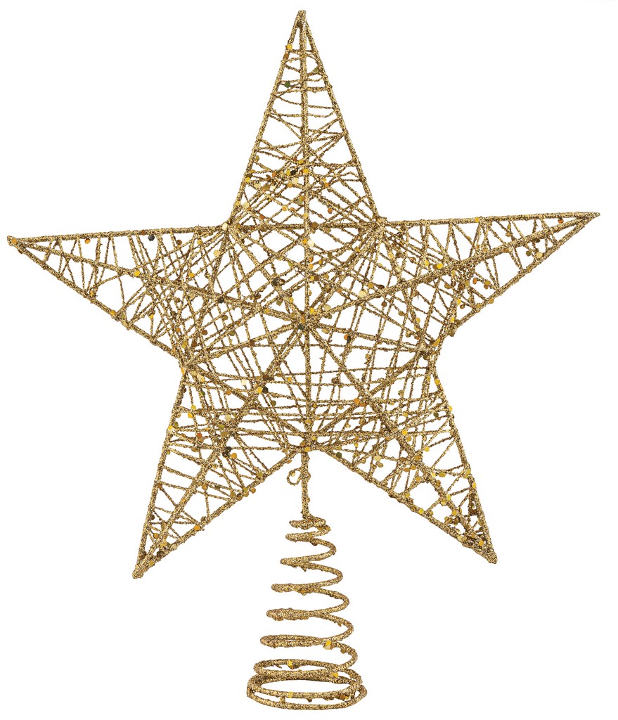 Lianos - Χρυσό Αστέρι Κορυφή Δέντρου 23 x 26cm 23703 Lianos - Χρυσό Αστέρι Κορυφή Δέντρου 23 x 26cm 23703