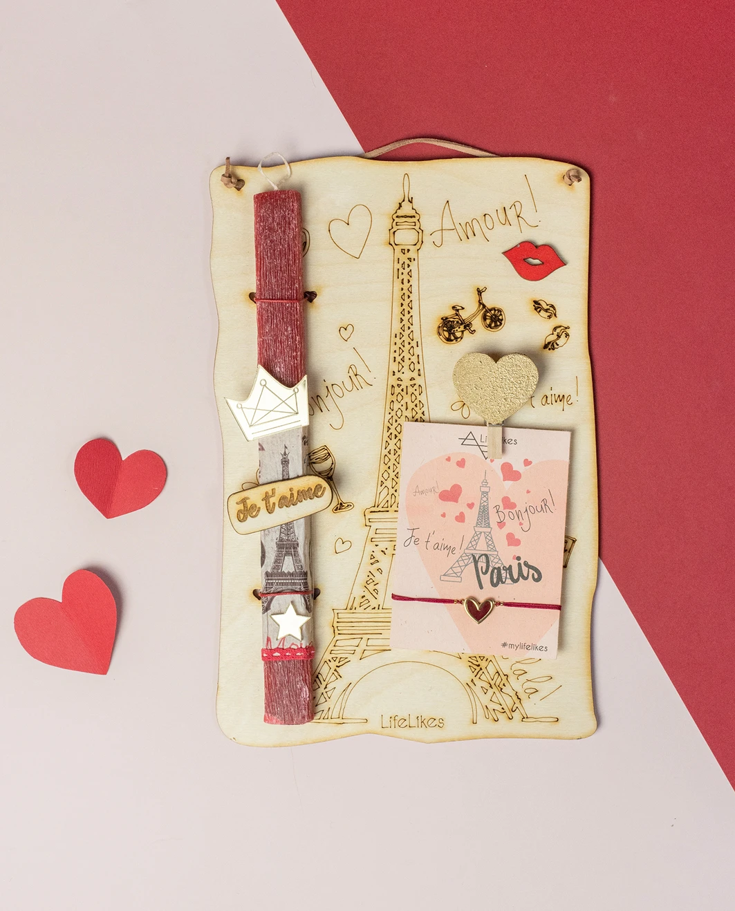 Life Likes - Λαμπάδα Madame Paris Με Κάδρο 2422