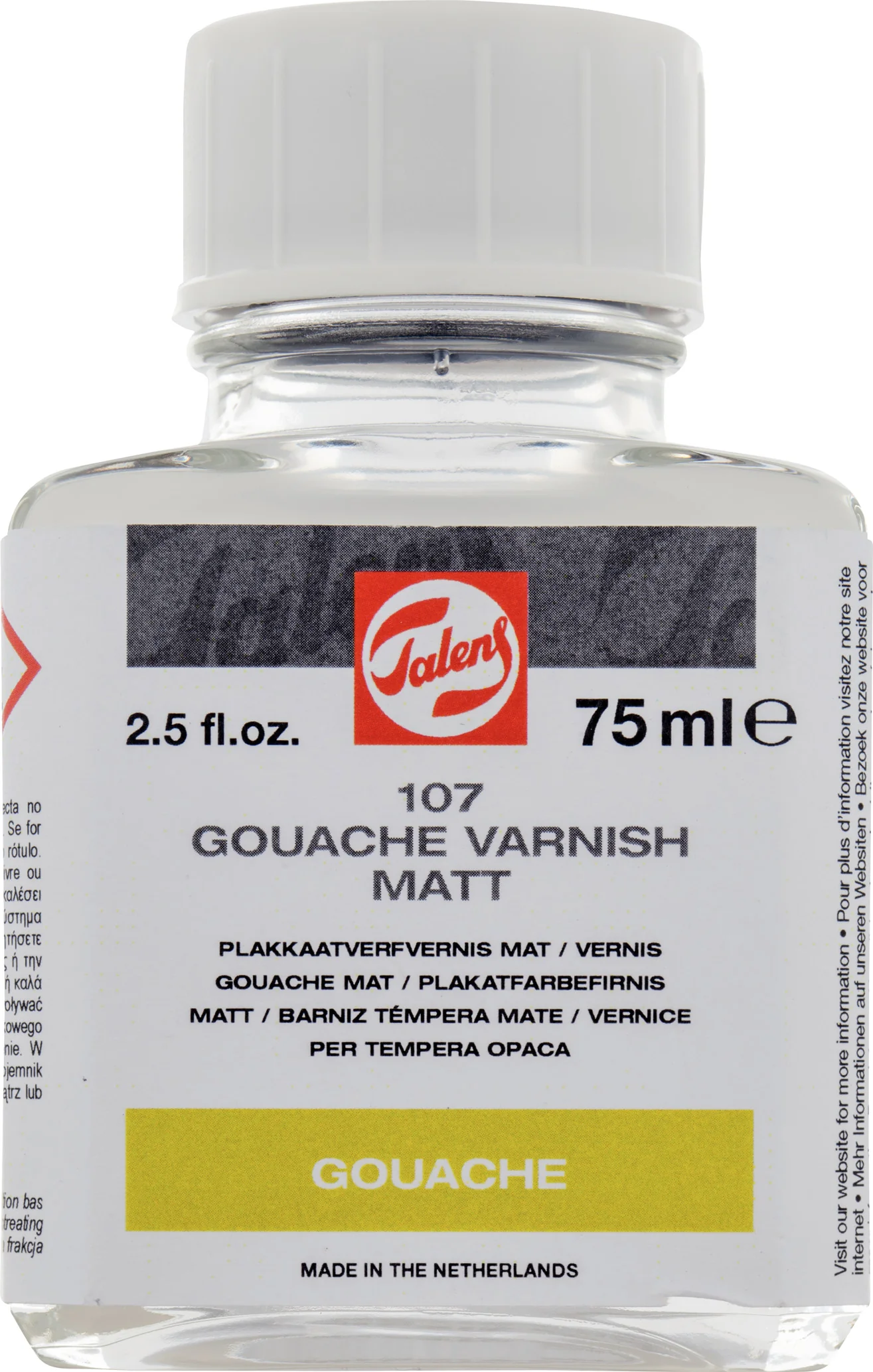 Royal Talens - Ματ Βερνίκι Τέμπερας, Gouache Varnish Matt (107) 75ml 24285107