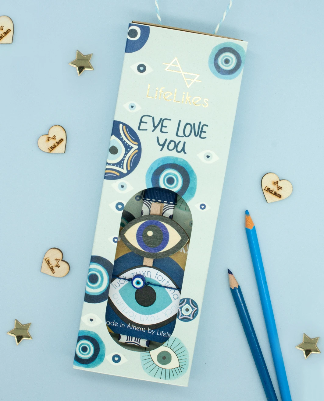 Life Likes - Λαμπάδα Μάτι Με Βραχιόλι 2432