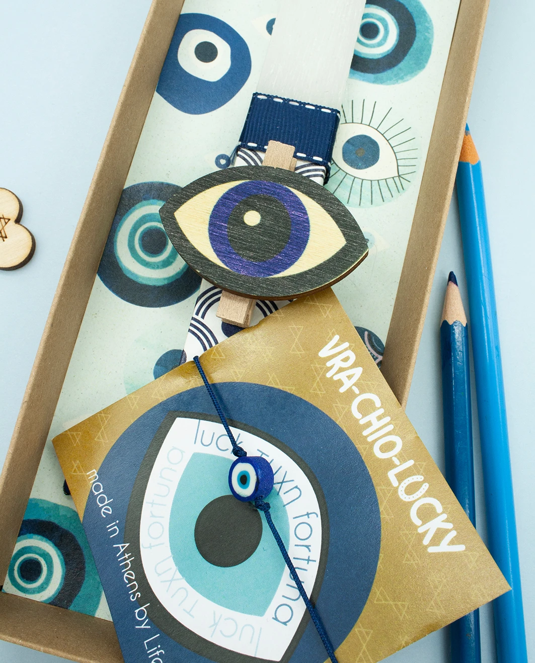 Life Likes - Λαμπάδα Μάτι Με Βραχιόλι 2432