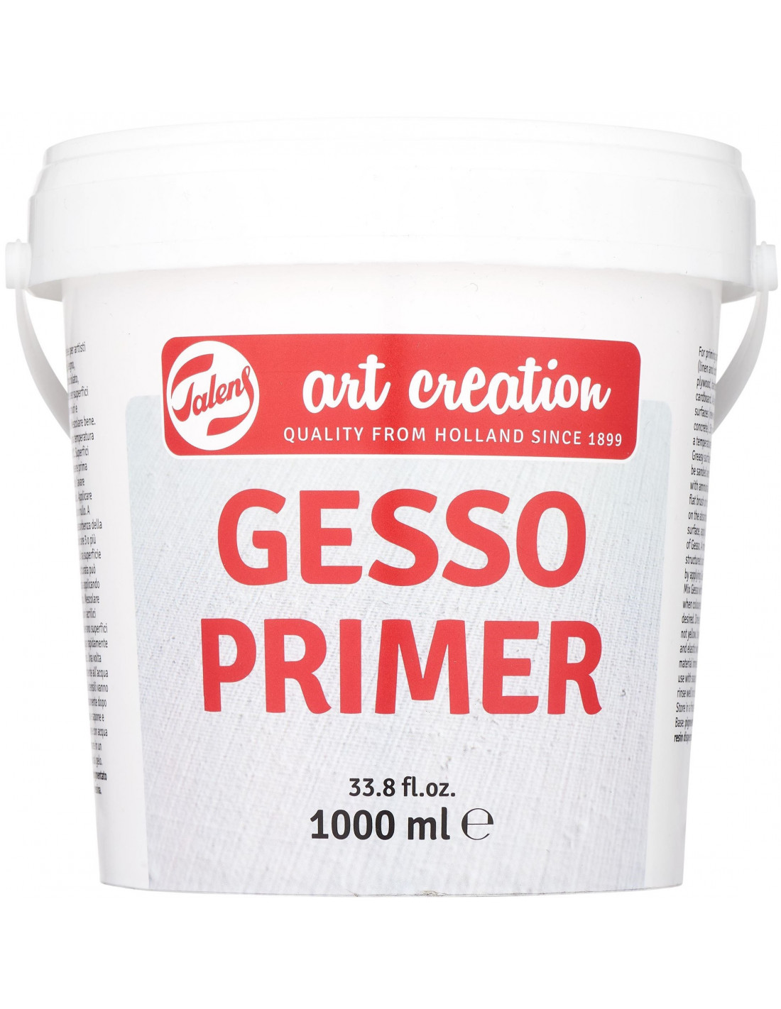 Royal Talens - Art Creations, Λευκό Υπόστρωμα Gesso Primer 1000 ml 2470003M Royal Talens - Art Creations, Λευκό Υπόστρωμα Gesso Primer 1000 ml 2470003M