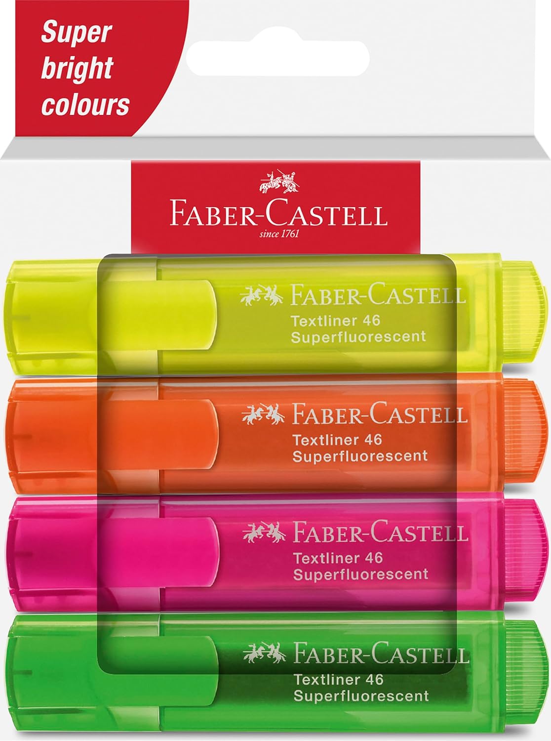 Faber Castell - Μαρκαδόρος Υπογράμμισης Textliner 1546 Fluo 4 Τμχ 254644 Faber Castell - Μαρκαδόρος Υπογράμμισης Textliner 1546 Fluo 4 Τμχ 254644