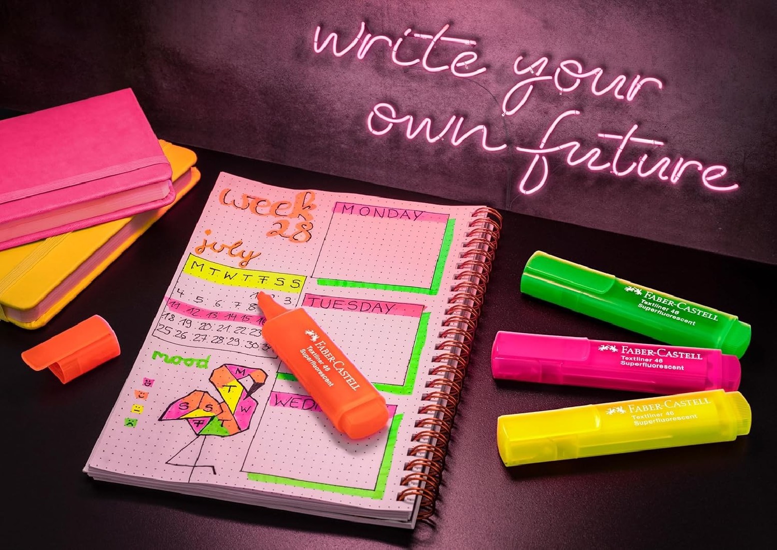 Faber Castell - Μαρκαδόροι Υπογράμμισης Fluo Colors 8τμχ  254648