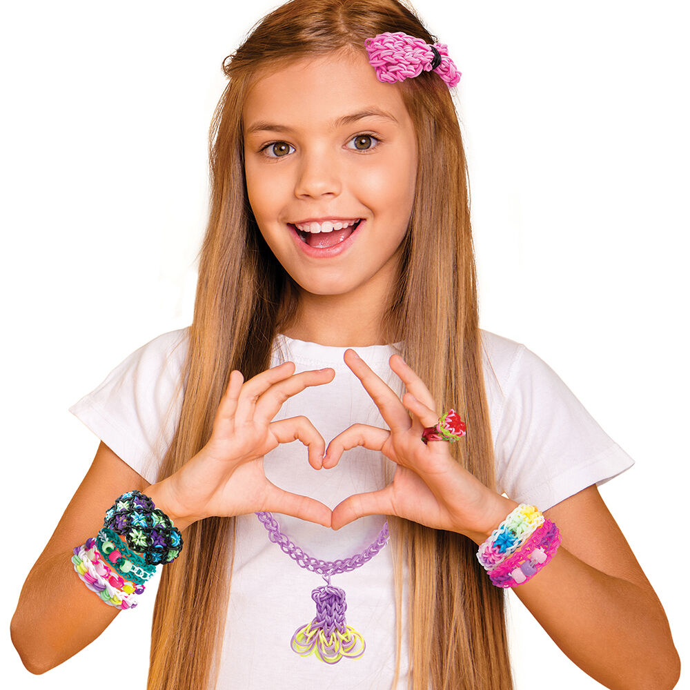 AS - Plexi Flexi Love Μεγάλη Θήκη Με 4500 Λαστιχάκια & 100 Αξεσουάρ 1080-25575