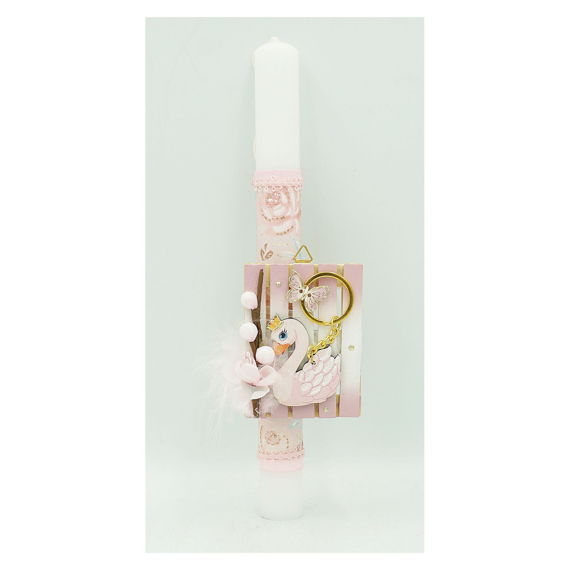 Dream Light - Λαμπάδα Παλέτα Κύκνος Μπρελόκ 25896