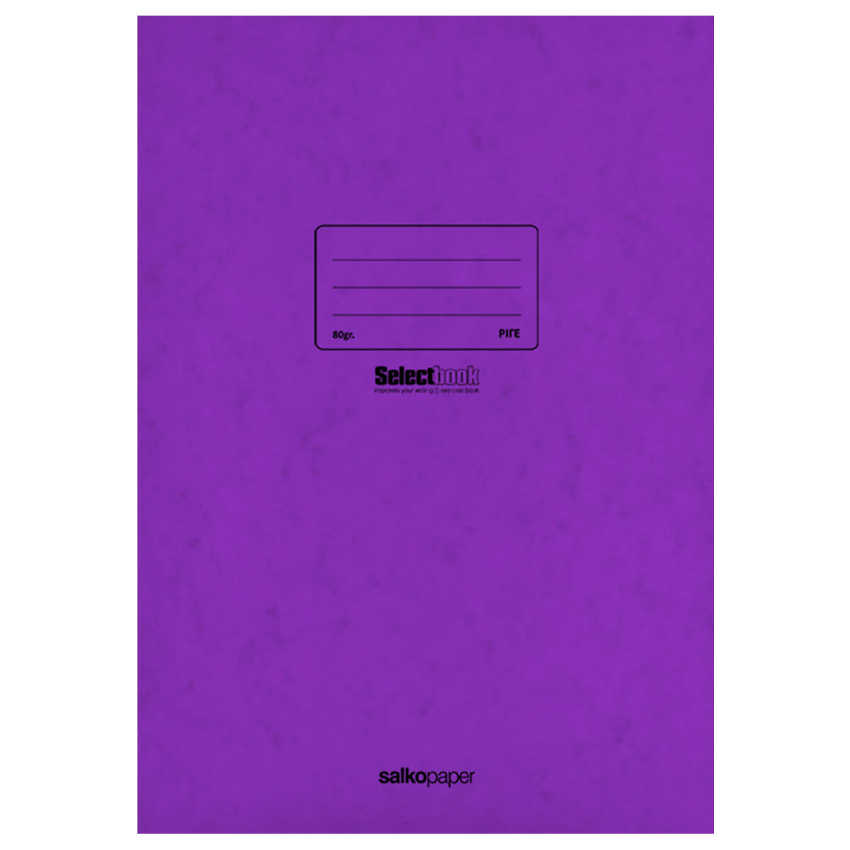 Salko Paper - Τετράδιο Καρφίτσα Prespan, Select Book A4, 40 Φύλλα Μωβ 2602